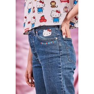 Levi’s x Hello Kitty straight ankle women’s jeans size 26